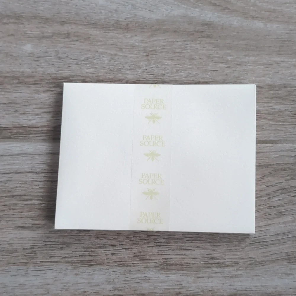 NWT Paper Source Envelopes, LX Cream A2